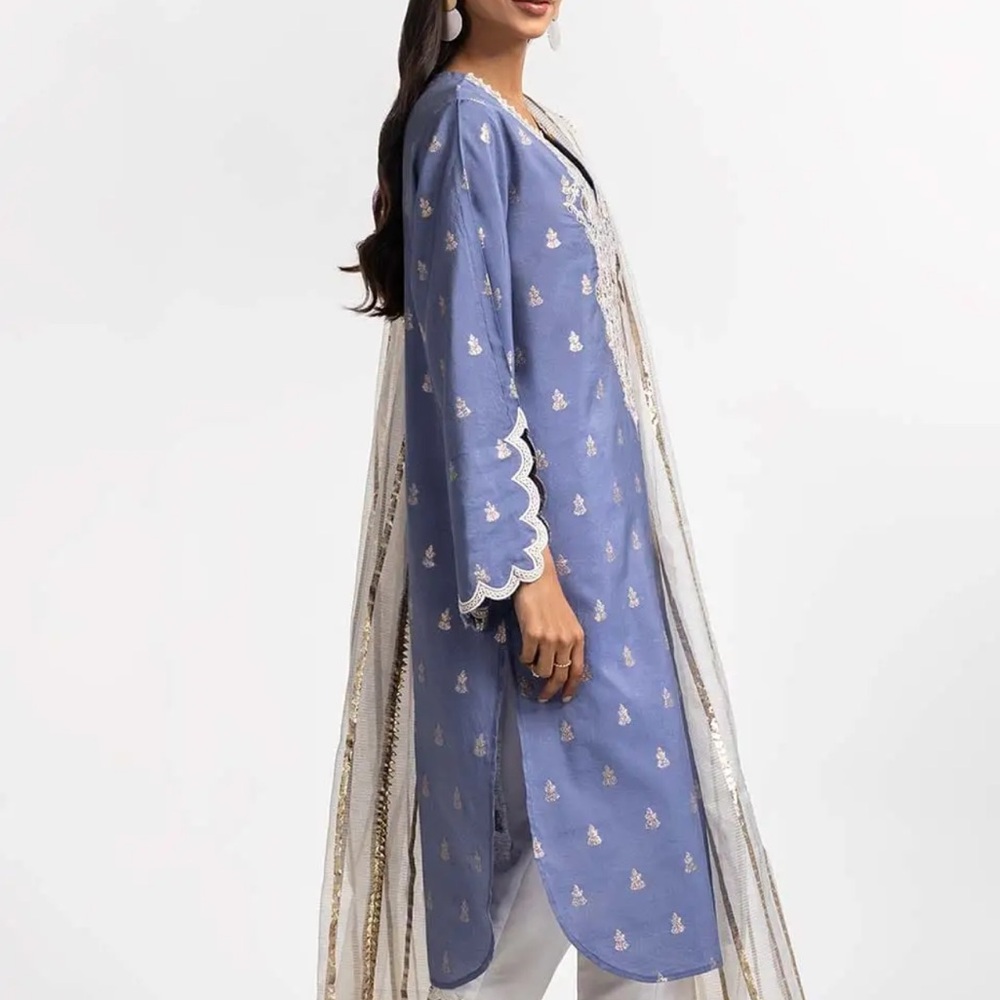 Pakistani Designer Dress 3Pc - Picture 5 of 10